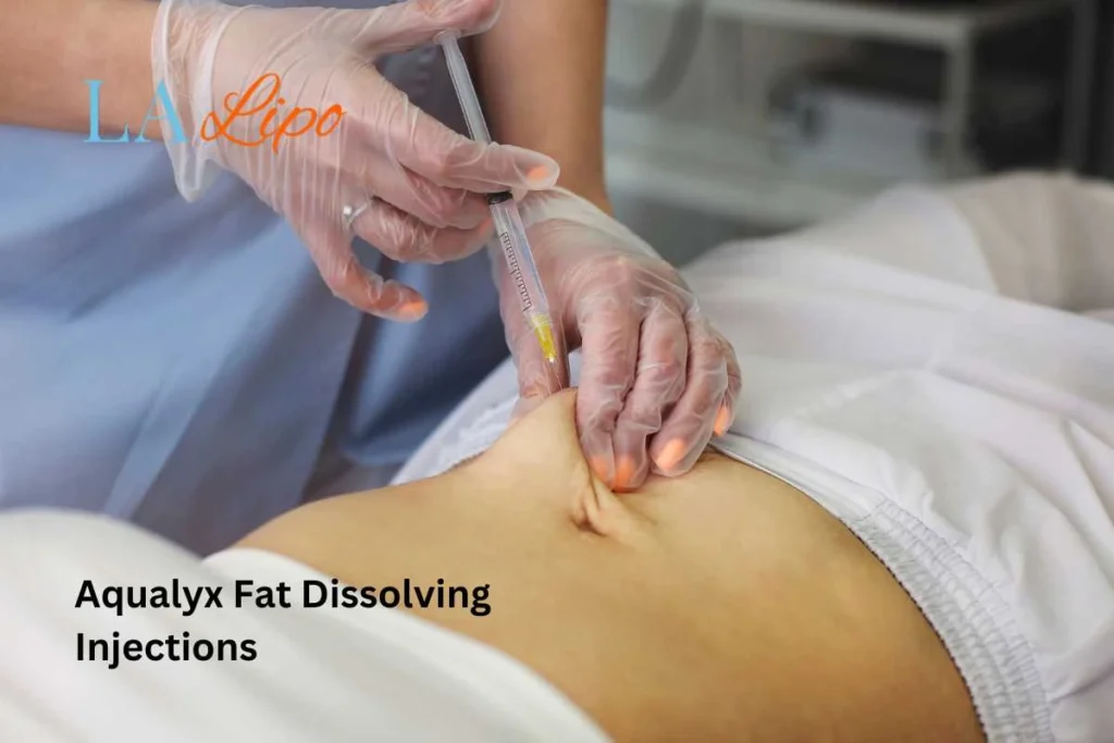 woman having fat dissolving injections Ruislip Gardens in the stomach