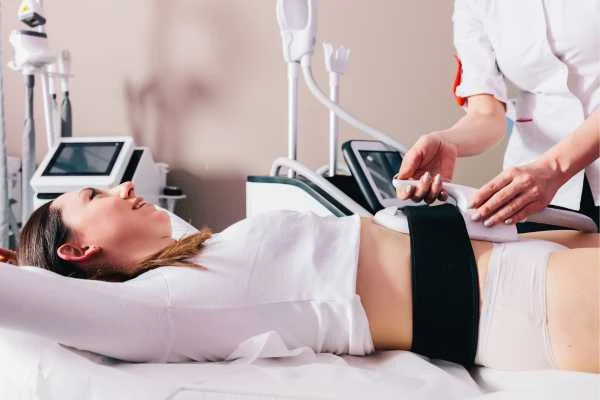 woman having body sculpting to help improve her body image and her mental health Ruislip Gardens