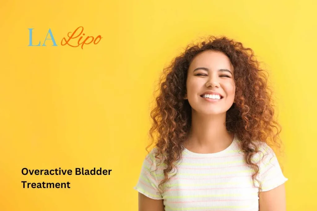 woman smiling about overactive bladder treatment Ruislip Gardens solutions